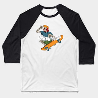 Angry Skull Baseball T-Shirt